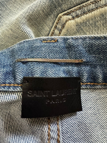 NWT $860 Saint Laurent Men skinny-fit jeans denim 30 US ( Measured 32 )