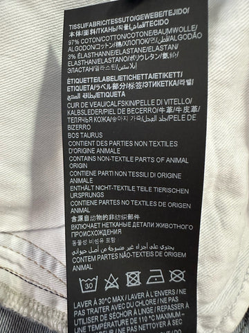 NWT $860 Saint Laurent Men skinny-fit jeans denim 30 US ( Measured 32 )