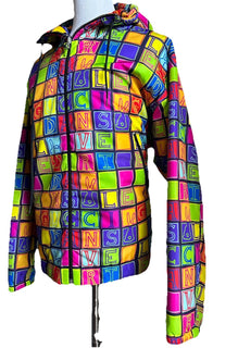 NWT $3300 Gucci Men Oversized Track Jacket Black/Multi 40 US/50 Eu ( XXL Reg. )