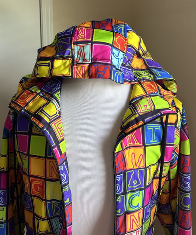 NWT $3300 Gucci Men Oversized Track Jacket Black/Multi 40 US/50 Eu ( XXL Reg. )