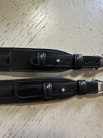 New $970 Gucci Mens Leather Boarded Duana Lux Belt Black 110/44 Italy