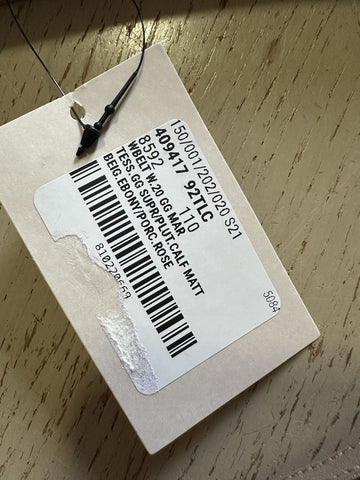 Gucci Women Leather GG Thin Width Belt Beige/Brown 110/44 409417