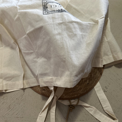 NWT $850 Cucci Men Fedora Straw Michele Treccia Hat Natural/Beige Size M Italy