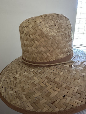 NWT $850 Cucci Men Fedora Straw Michele Treccia Hat Natural/Beige Size M Italy