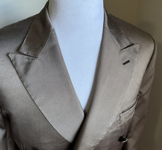 NWT $5700 Brioni Tuxedo 75th Anniversary Tuxedo Jacket Blazer Beige 44R/54R