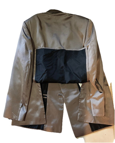 NWT $5700 Brioni Tuxedo 75th Anniversary Tuxedo Jacket Blazer Silver 44R/54R