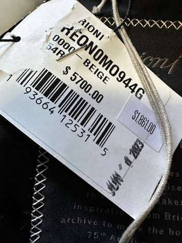 NWT $5700 Brioni Tuxedo 75th Anniversary Tuxedo Jacket Blazer Silver 44R/54R