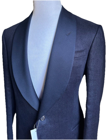 New $5495 Ralph Lauren Purple Label Men Linen Blazer Jacket Navy 40R/50R Italy