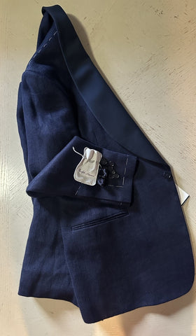New $5495 Ralph Lauren Purple Label Men Linen Blazer Jacket Navy 40R/50R Italy
