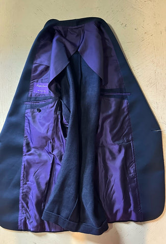 New $5495 Ralph Lauren Purple Label Men Linen Blazer Jacket Navy 40R/50R Italy