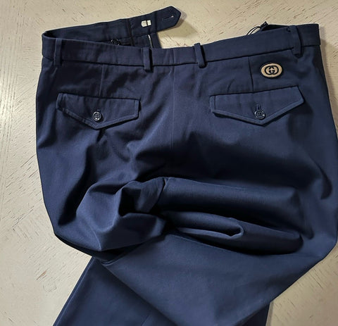 Gucci Men’s Dress Pants DK Blue 38 US/54 Eu New $980