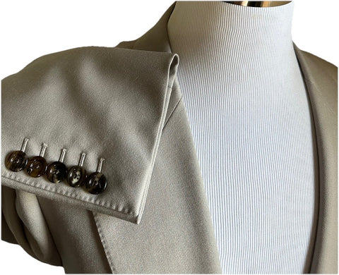 Gucci Men Wool Sport Coat Blazer Jacket CLOUDY GREY 44R US/56 Eu New $3900