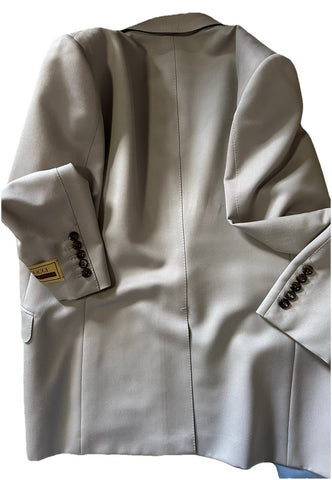 Gucci Men Wool Sport Coat Blazer Jacket CLOUDY GREY 44R US/56 Eu New $3900