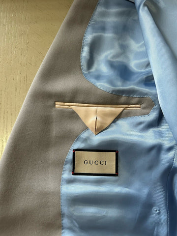Gucci Men Wool Sport Coat Blazer Jacket CLOUDY GREY 44R US/56 Eu New $3900
