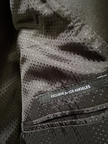 NWT $3395 Giorgio Armani Men Velvet Jacket Blazer Black/Gray 42 US/52 Eu Italy