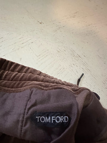 TOM FORD Mens Velvet Sweatpants Pants Brown 40 US/56 Eu Italy NWT $1440