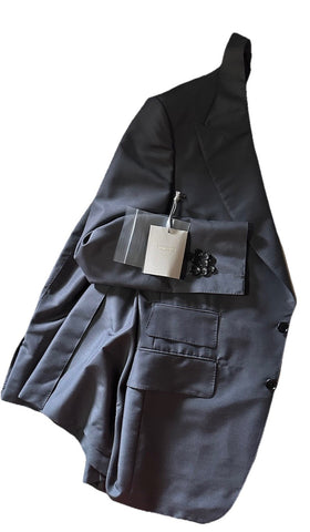 NWT $4720 TOM FORD Men Sport Coat Jacket Blazer DK Gray 44 US/54 Eu Italy