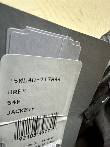 NWT $4720 TOM FORD Men Sport Coat Jacket Blazer DK Gray 44 US/54 Eu Italy