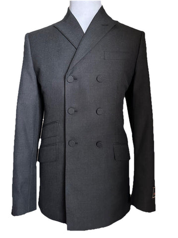 Gucci Men Double Breasted Sport Coat Blazer DK Gray 42 US/52 Eu NWT $2980