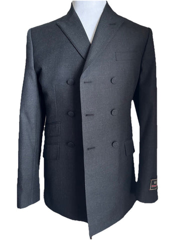 Gucci Men Double Breasted Sport Coat Blazer DK Gray 42 US/52 Eu NWT $2980