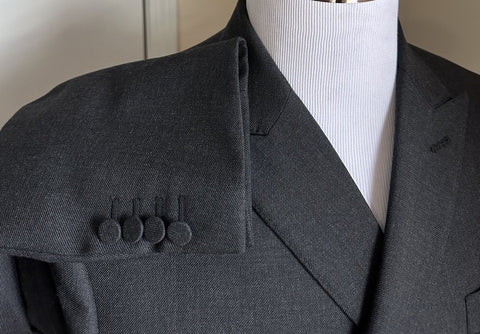 Gucci Men Double Breasted Sport Coat Blazer DK Gray 42 US/52 Eu NWT $2980