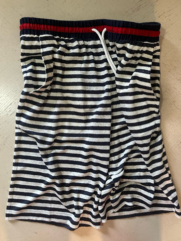 Gucci Mens Drawstring Linen Resort Executive Short Pants Navy/Milk XXL New $1250