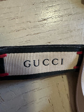 New Gucci Silk GG Print Skinny Bow Tie Black Made in Italy