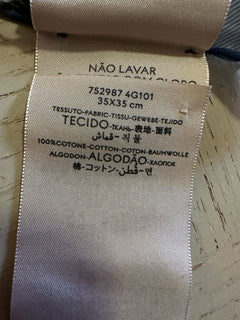 Gucci  Pocket Square White/Blue One Size