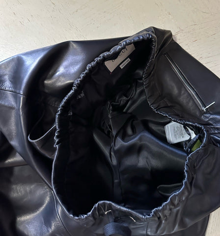 New $4700 Gucci Men Leather Jogging Pants Black Size 50 Eu/34 US 738235