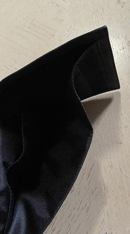 New Saint Laurent BUFFALO Tiny Wallet In Bandana-print Nylon Black 556433