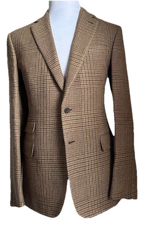 New $2795 Ralph Lauren Purple Label Men Linen/Wool Blazer Jacket Brown 40R/50R