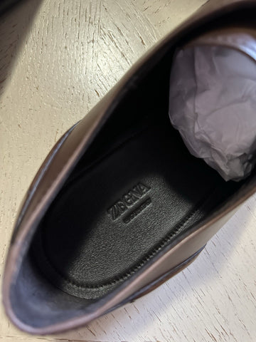 ZEGNA Derby Dress Shoes Brown 12.5 US/45.5 Eu Italy New $990