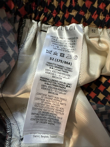 NWT $1280 Gucci Men Drawstring Gucci Print Short Pants Blue/Red/Mul 36 US/52 Eu