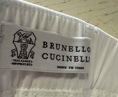 Brunello Cucinelli Men Short Pants White Size US 38 New $1075