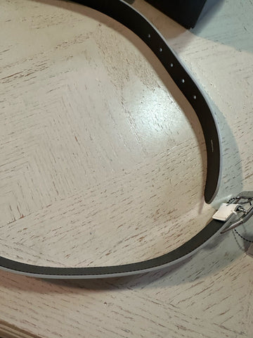 New $790 TOM FORD Mens Leather Belt White 105/42  Italy