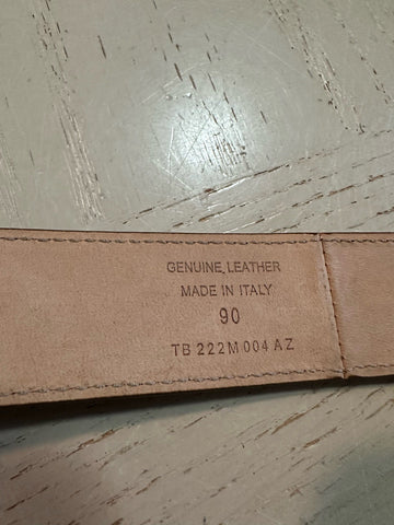 New $890 TOM FORD Mens Leather Belt Brown 90/36 Italy
