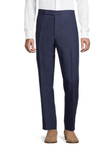 NWT Ralph Lauren Purple Label Mens Linen Pants Brazil Blue 38 US ( 54 Euro ) Ita