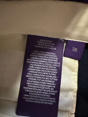 NWT Ralph Lauren Purple Label Mens Linen Pants Brazil Blue 38 US ( 54 Euro ) Ita