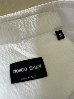 NWT $625 Giorgio Armani Mens Dress Shirt White Size 43/17 Italy