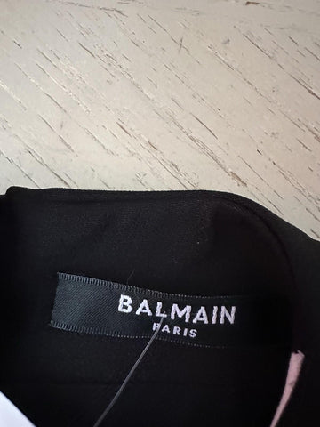 New $6500 BALMAIN Two-Tone Tuxedo Gown Dres Black/White 40 ( 8 ) Italy