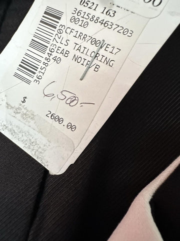 New $6500 BALMAIN Two-Tone Tuxedo Gown Dres Black/White 40 ( 8 ) Italy