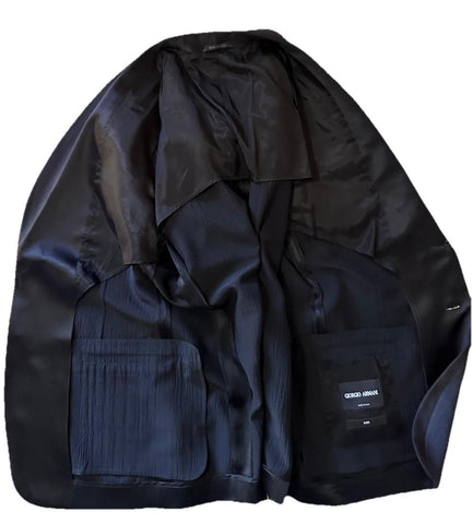 Giorgio Armani Men Dinner Suit Black 40R US/50R Eu New $6590
