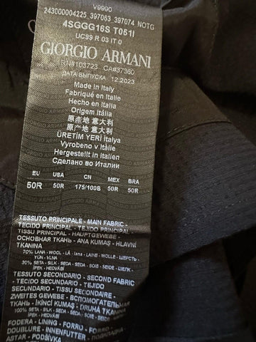 Giorgio Armani Men Dinner Suit Black 40R US/50R Eu New $6590
