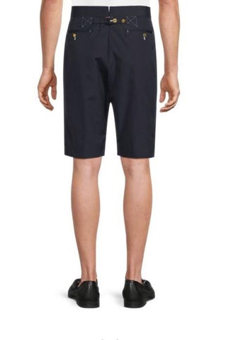 NWT $780 THOM BROWNE Knee Length Shorts Navy Size 3 ( L /36 US ) Italy