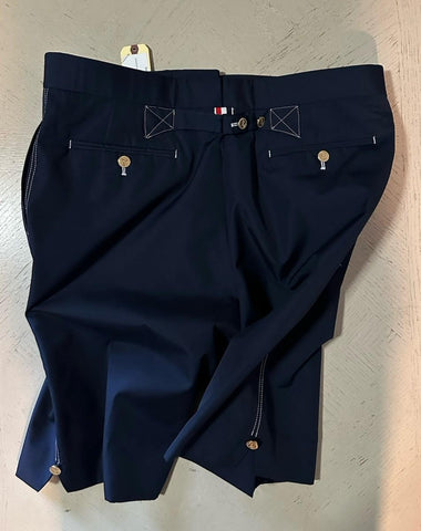NWT $780 THOM BROWNE Knee Length Shorts Navy Size 3 ( L /36 US ) Italy