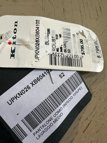 NWT KNT BY Kiton Men Cotton Five-Pocket Jeans Pants Blue 36/52