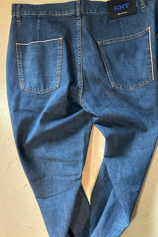 NWT KNT BY Kiton Men Cotton Five-Pocket Jeans Pants Blue 36/52