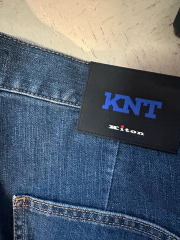 NWT KNT BY Kiton Men Cotton Five-Pocket Jeans Pants Blue 36/52
