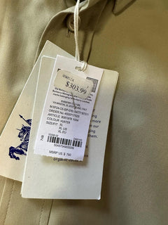 New Burberry Men’s Oversized Cotton Button-Front Shirt Color HUNTER  XL Italy