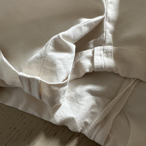 Brunello Cucinelli Men Linen-Blend Drawstring Shorts Of White US 38/54 New $795